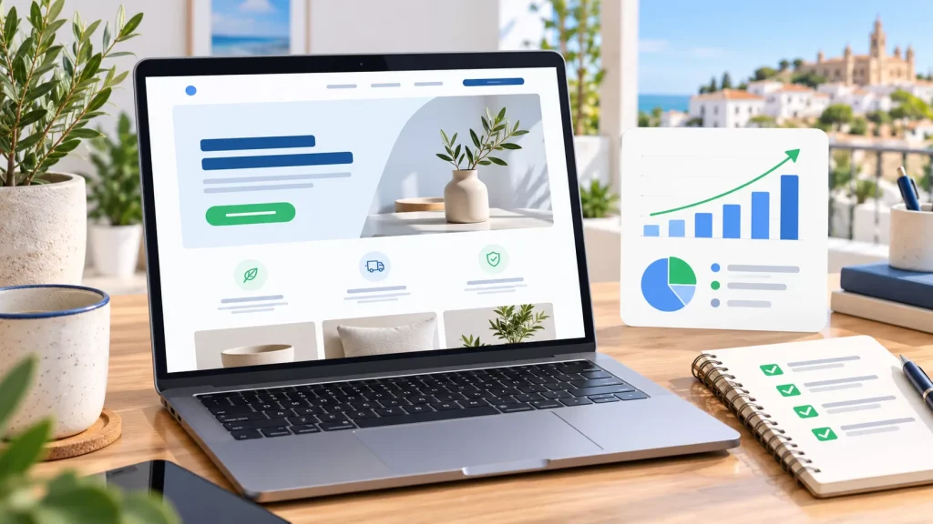 Checklist de landing page y analítica antes de comprar tráfico web